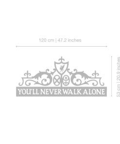 You Ll Never Walk Alone Sticker Quotes En Zinnen Moonwallstickers Com