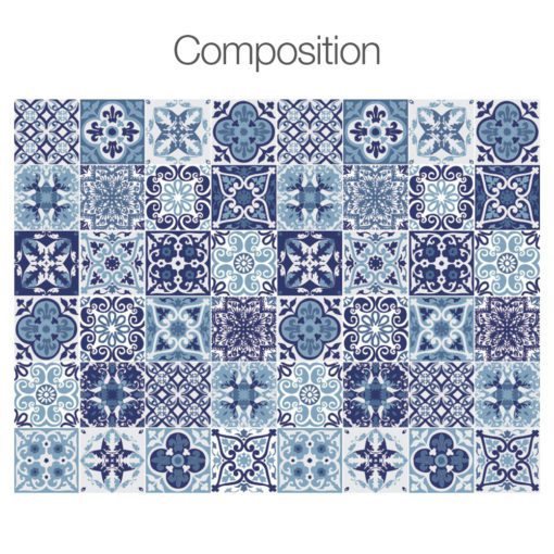 Blue Portuguese Tiles - Composition