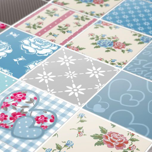 Patchwork Tile Stickers - Detail