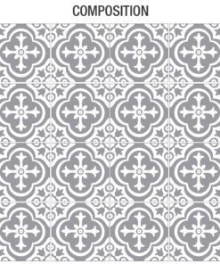 Moroccan Floor Stickers - Composition