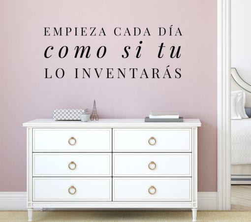 Vinilos De Frases Famosas Empieza Cada Día