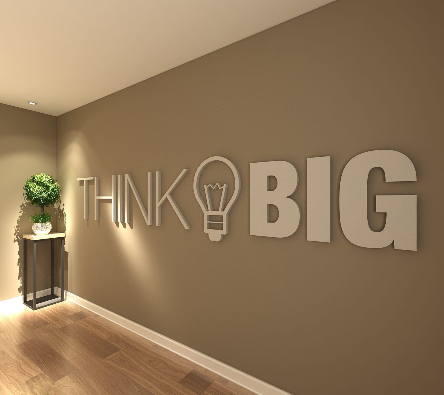 Motivational Wall Decor Ideas : Believe You Can Inspiration Decal ...