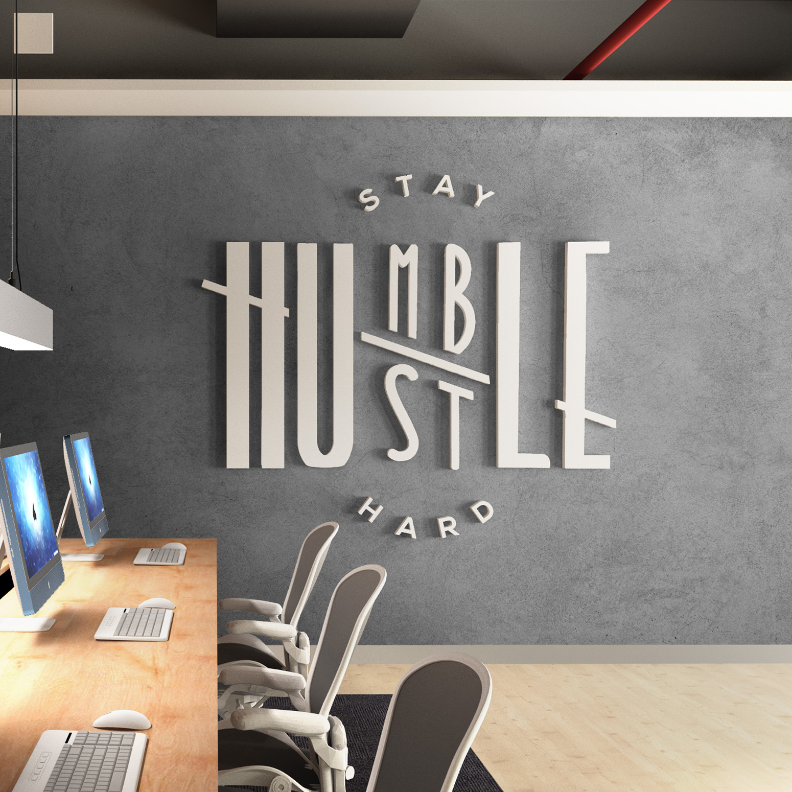 Humble 3D Office Wall Decor - Moonwallstickers.com